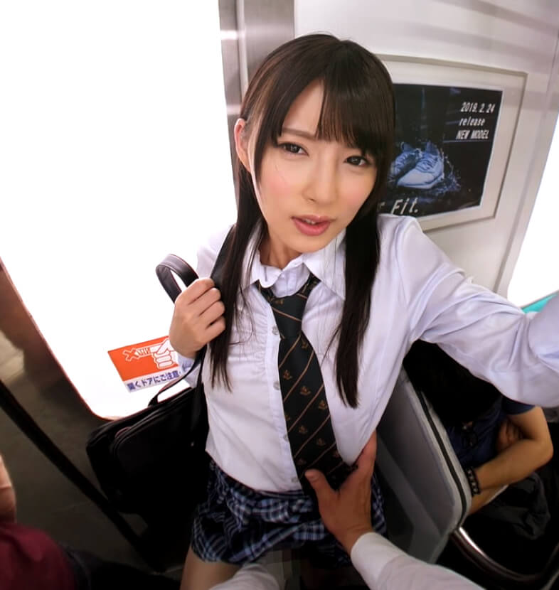 Haruka Hakii Sticky Schoolgirls On The Train Part 1 Kmpvr Haruka Namiki