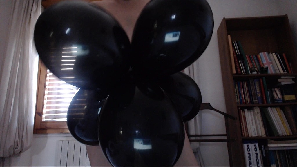 Nicolettaembassi Black Balloons Big Wet Orgasms 4k