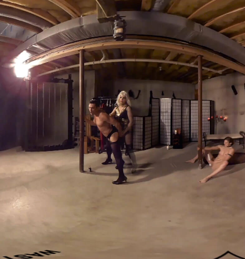 Pegging In Goddess Staras Bdsm Dungeon Wastelandvr Goddess Starla