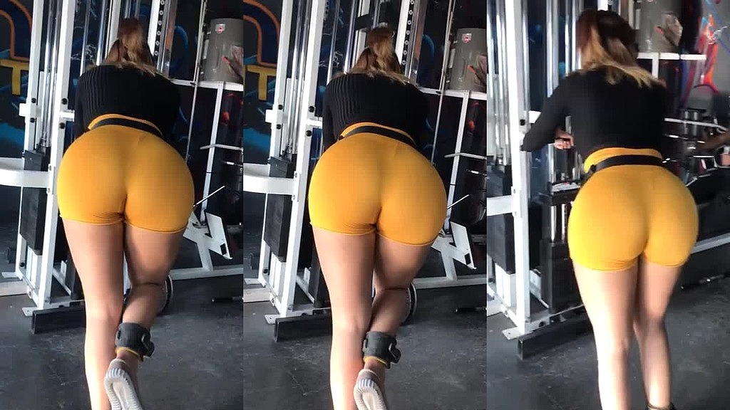 alarconsherly gym coach with her boyfriend showing her ass