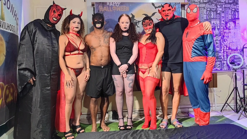 Marcio Baiano Noite Halloween Muito Sexo Entre Lobisomem Orfan Diabos Vanpiras E Super Herois