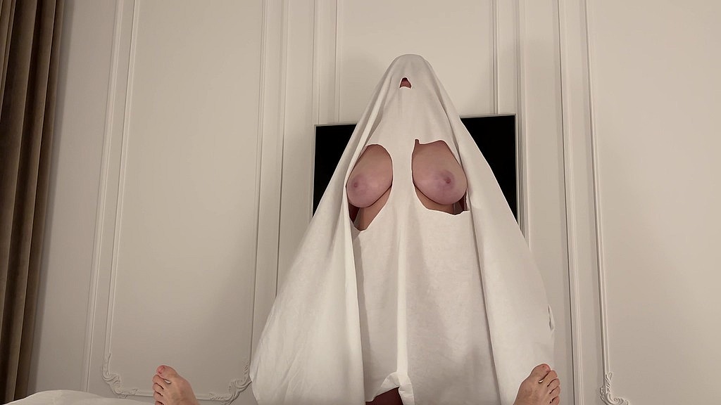 Space Boobs Studio Fucked Big Titty Ghost On Halloween