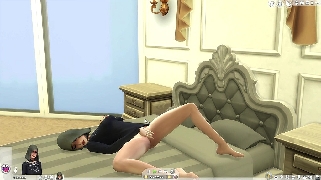 Thesim4 Solo Arab Woman Masturbates In The Bedroom Porn Game 2