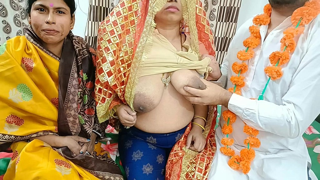 pornbox indian couple first wedding night sex enjoy with mother in law threesome sex 3 13 2023 1900