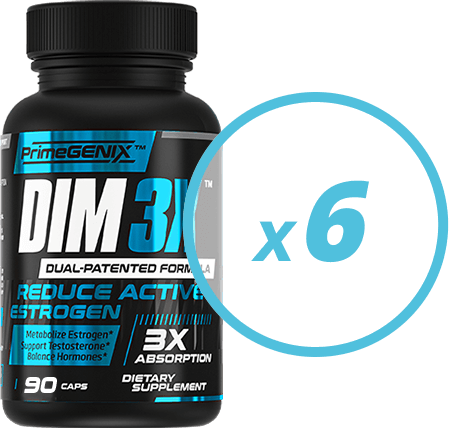 GCAVixens - Mens Health - Supplements - DIM 3X - Hormone Balance - 6 Months Supply