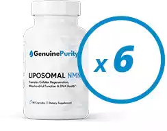 Male Enhancement - Anti-Aging - GenuinePurity Liposomal NMN - 6 Bottle