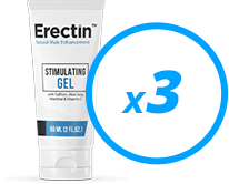 Male Enhancement - Erection Gels - Erectin Gel - 3 Tubes