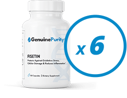 Male Enhancement - GenuinePurity Fisetin - 6 Bottle - 12 Month Supply