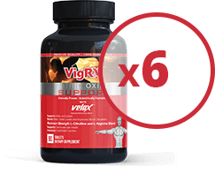 Men's Health - Poor Circulation - VigRX Nitric Oxide Support - 6 Months Supply