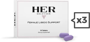 Women's Health - HerSolutions - Increase Female Libido - 3 Months Supply