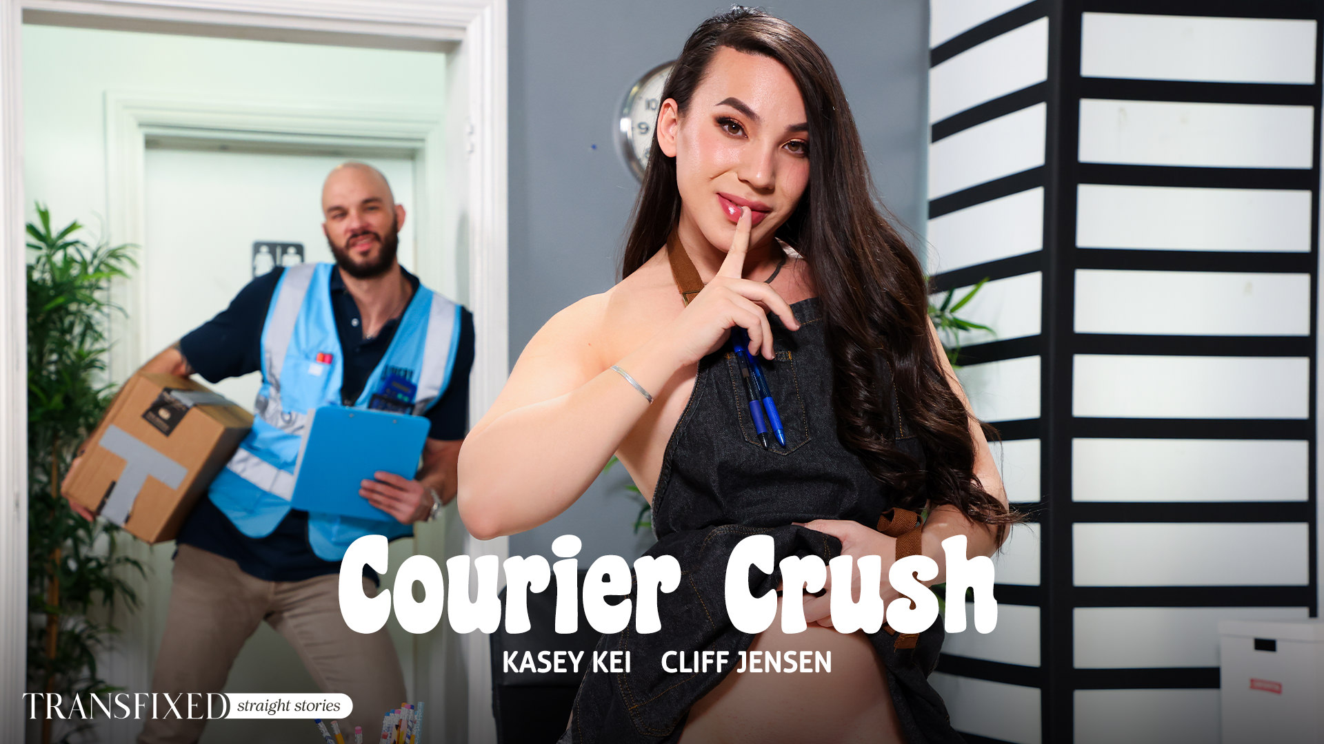 Gloryhole, CamModel and Amateur Vixens | Courier Crush, Scene #01 - transfixed - 2024-03-02