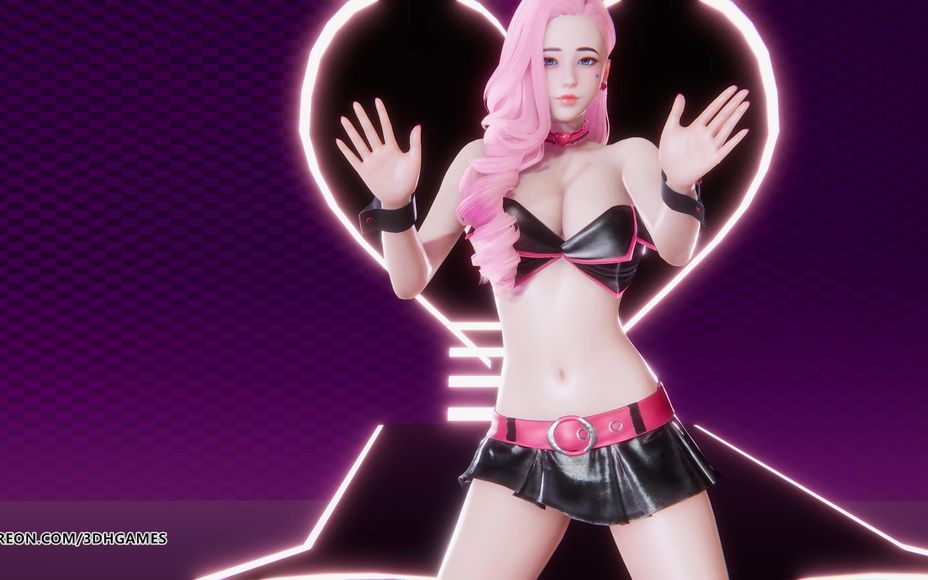 GCA - [mmd] Apink Chobom - Copycat Ahri Seraphine Sexy Striptease Dance League of Legends Uncensored Hentai - 9/12/2024