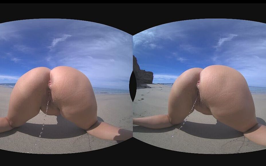 GCA - VR Public Pee Girl at the Beach - 9/11/2024