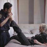 Blonde Petite Meets the Law