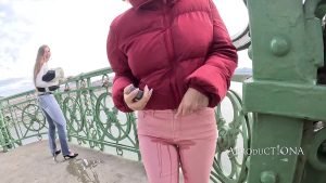 a daring prank on the bridge