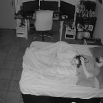 camera flagra cena intima no quintal