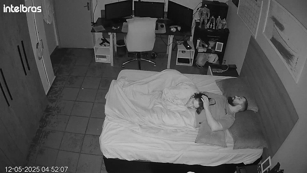 Câmera Flagra Cena Íntima no Quintal