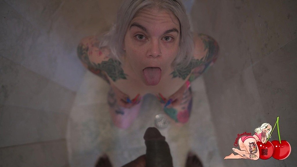 cherrys first golden shower experience