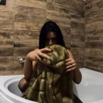 fur coat pantyhose bathtub pee play