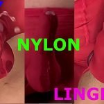 intimate moments in sheer nylon