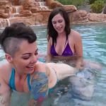 poolside fun with shelby paris nikki sequoia