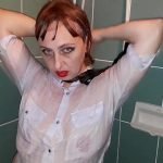 wet clothes sultry shower a revealing moment