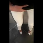 white jean heels wardrobe malfunction